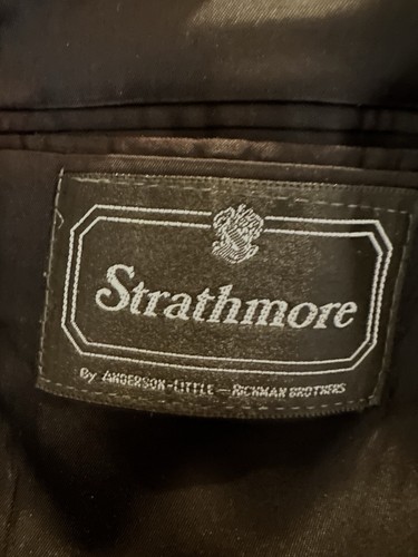 Vintage men’s Stratgmore Wool Herringbone Tweed Blazer - Picture 7 of 12