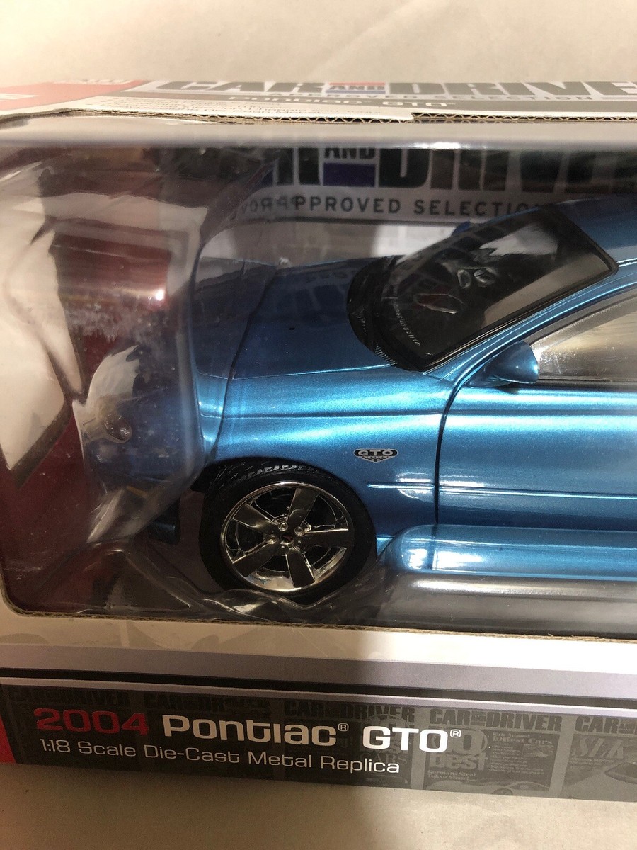 2004 Pontiac GTO Bermuda Blue 1:18 Auto World 1025 | eBay