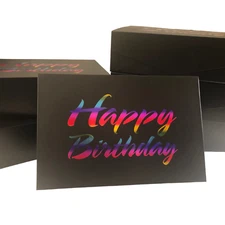 Black Gift Boxes-14x9.5x4.5 for Birthdays, All Occasion Gift Giving