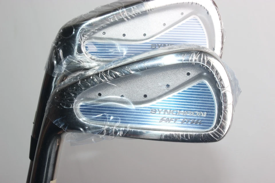 NEW ACER SYNCHRON GOLF HALF SET 468PW STIFF FLEX STEEL SHAFTS LEFT HAND - Image 2 of 4