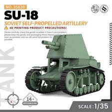 35830 1/35 Military Model Kit Soviet SU-18 Self-Propelled Artillery 3D PRINTIN