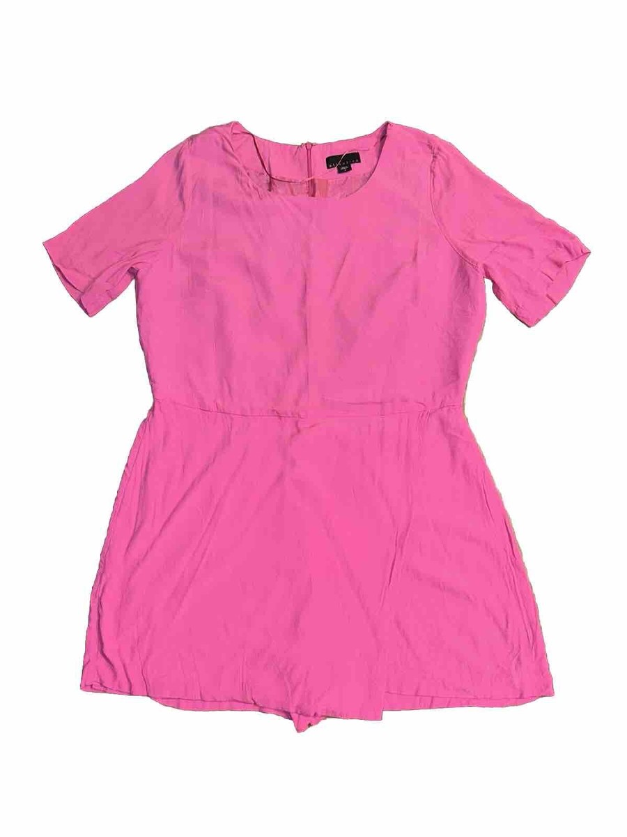 Attention One Piece Shorts Romper Skort Size 18 Hot Pink | eBay