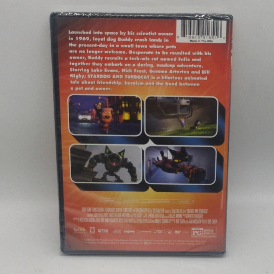 Stardog and Turbocat Luke Evans 2019 DVD Video Brand New Sealed - Image 2 of 4