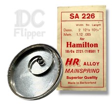 Hamilton 18/0s 718501 Mainspring Watch Part 2 x 12 1/2 x 10 3/4 Alloy SA226 Read
