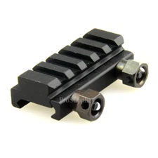 0.5" inch 5 Slot High Riser 20mm WEAVER PICATINNY See Through Scope Mount