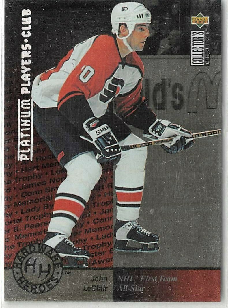 1995-96 Collector's Choice Player's Club Platinum #376 John LeClair **  Flyers