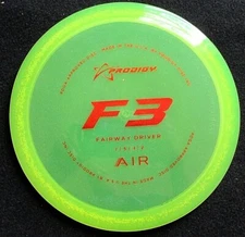 Prodigy F3 AIR fairway driver disc 154-158g GREAT SKY DISC GOLF