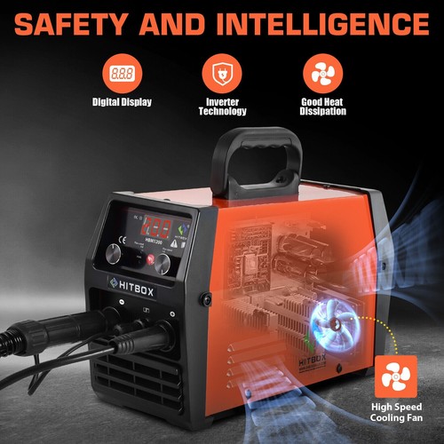 MIG/MMA/TIG 3 in 1 Schweißgerät Fülldraht IGBT-Technologie 2,2–12m/min Inverter - Bild 10 von 16