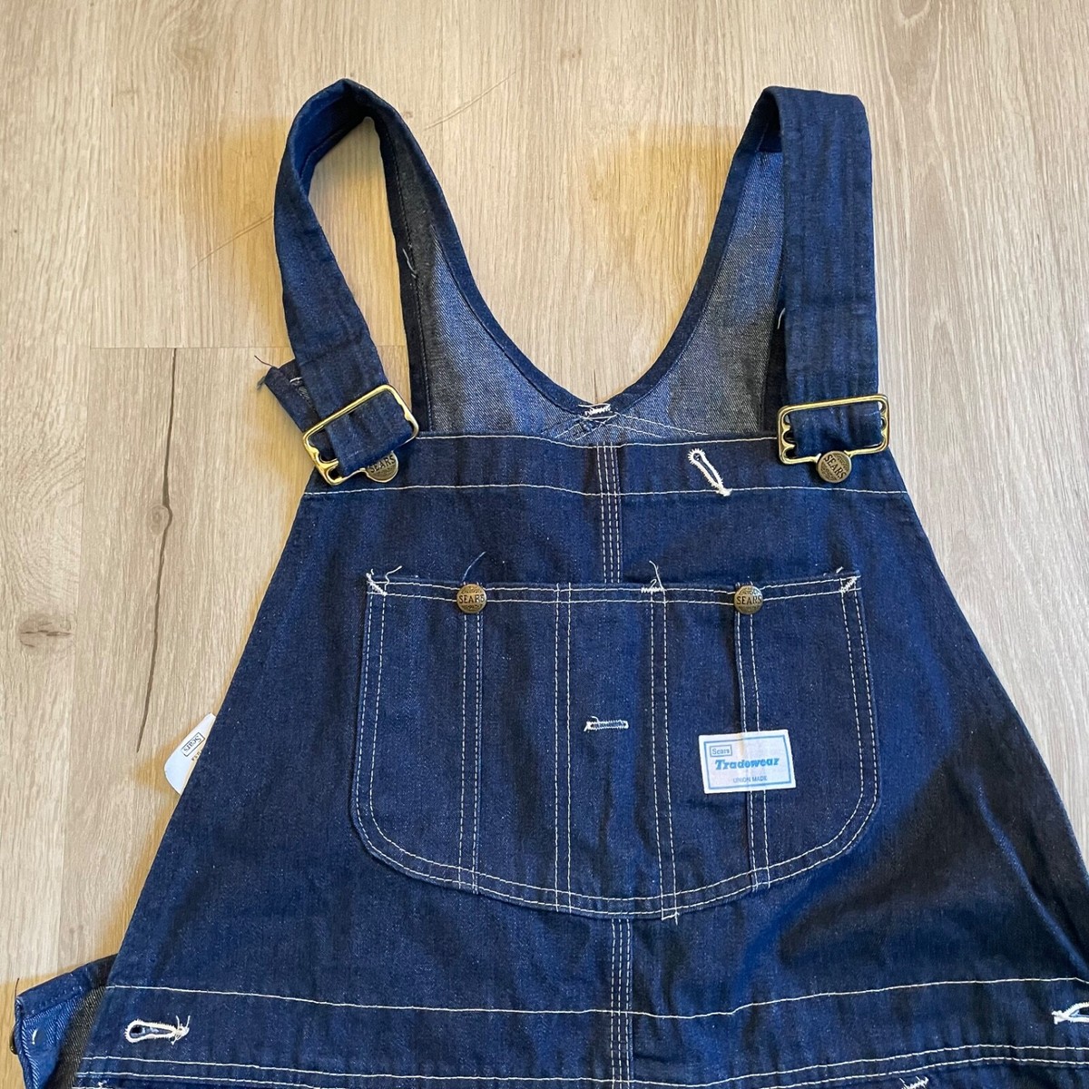 【専用】VINTAGE SEARS DENIM COVER ALL VTG Sears Tradewear Mens 38 X 30 Overalls Vintage Union Made