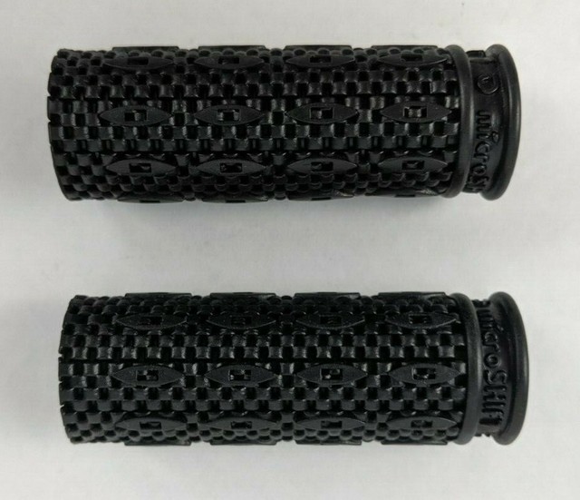 Black microSHIFT Grips Closed MTB Twist Shift Compatible SHIMANO SRAM 3