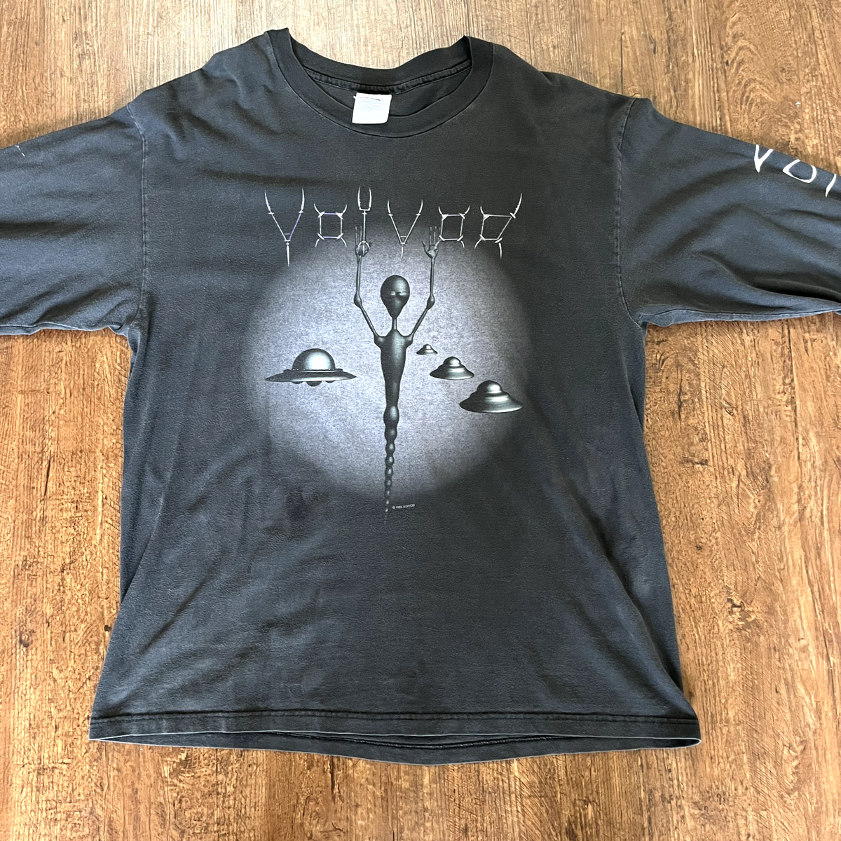 Vintage 1995 Voivod Negatron Tour Shirt XL | Long Sleeve | Sci-fi