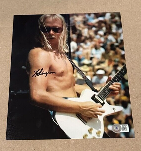KERRY LIVGREN SIGNED KANSAS 8X10 PHOTO BECKETT CERTIFIED ORIGINAL