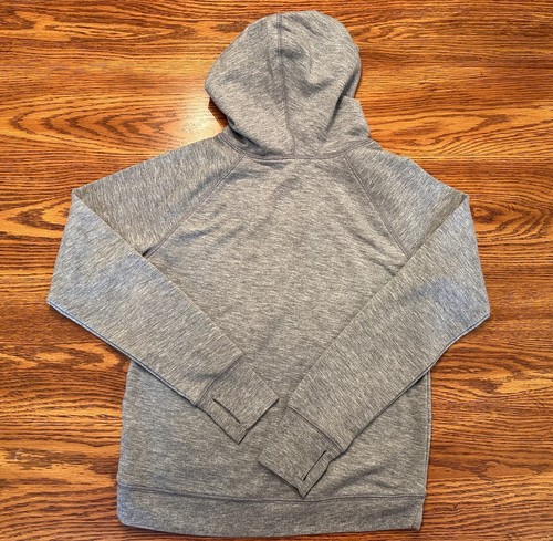DANSKIN NOW Girls Youth Gray Long Sleeve Athletic Hoodie Medium M 7-8 School - Picture 5 of 5