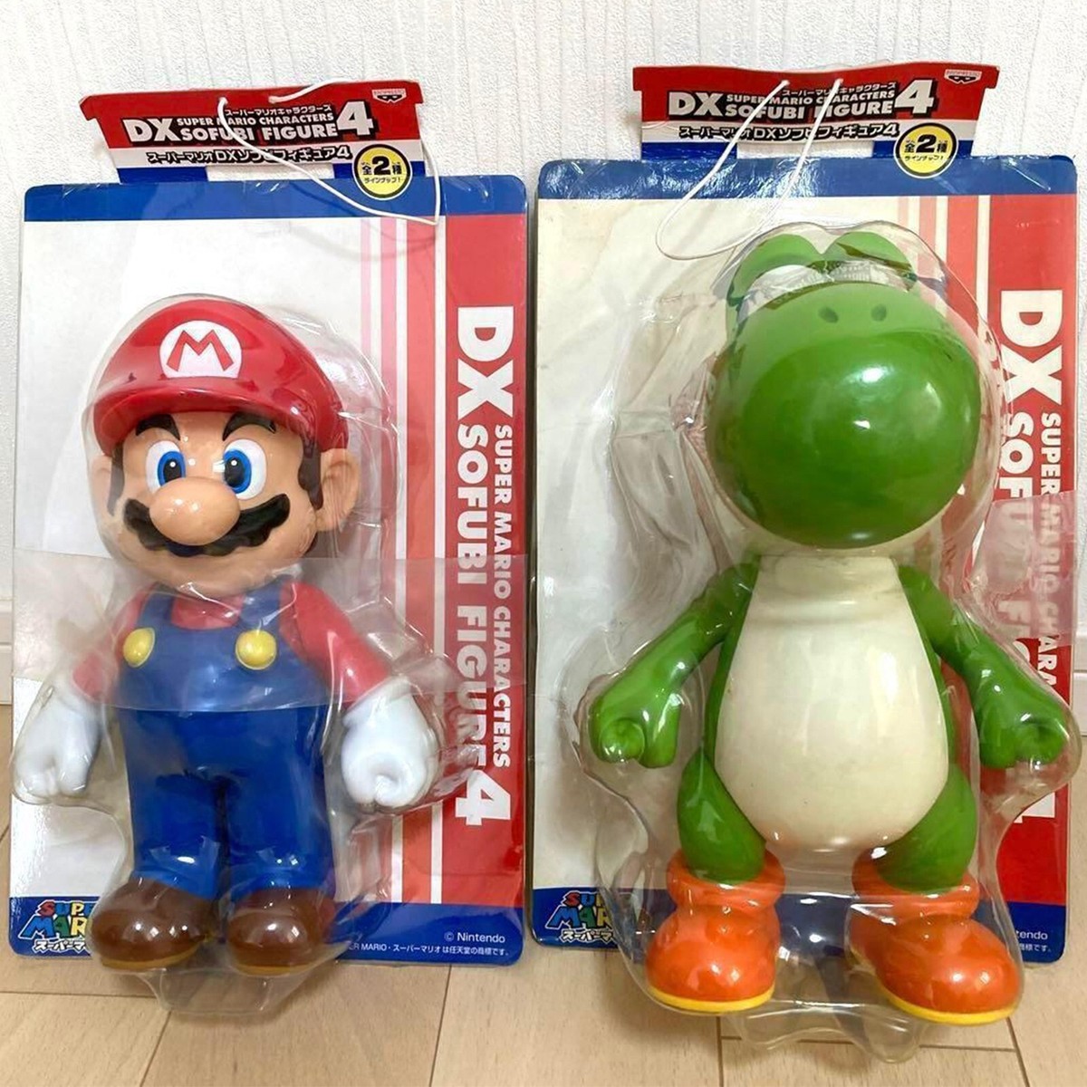 Nintendo SUPER MARIO CHARACTERS DX SOFUBI FIGURE 4 MARIO & YOSHI
