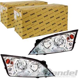 TYC Scheinwerfer H1/H7 Ohne Stellmotor 20-6246-05-2 für Ford Mondeo III 00-07