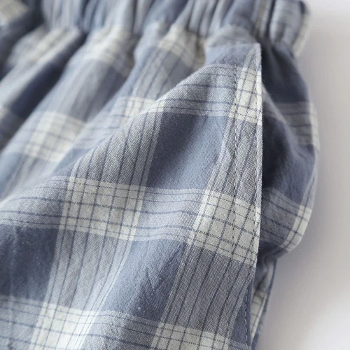 Men's Plaid Sleep Shorts Soft Comfy Drawstring Pockets Cotton Pj Pajama Bottoms - Picture 7 of 24