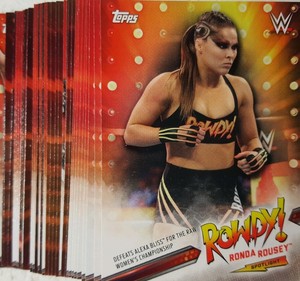 Topps 2019 ROWDY Ronda Rousey Spotlight Card SINGLES 1 - 40 | eBay