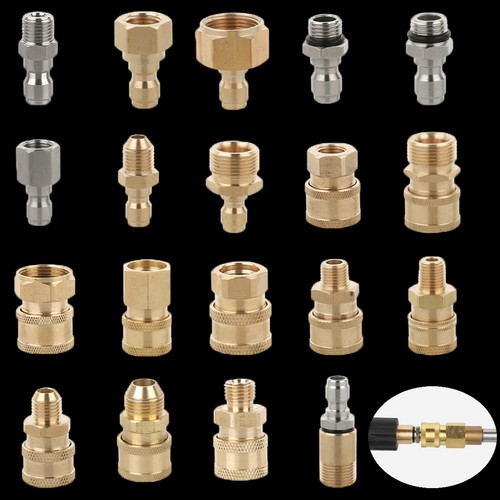 de agua para lavadora de alta presión macho/hembra manguera de latón/acero conexión rápida |