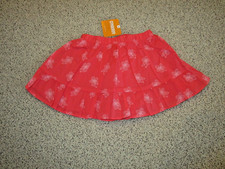 NWT NEW GYMBOREE ISLAND GIRL DARK CORAL FLORAL SKIRT SIZE 3T