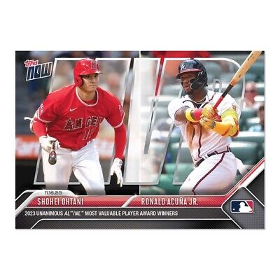 2023 TOPPS NOW OS-18 Shohei Ohtani Ronald Acuna Jr. SP MVP 🏆PRESALE | eBay