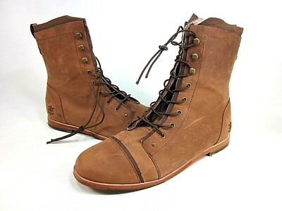 ROYAL ELASTICS MEN'S DELPHIN BOOT BROWN LEATHER US SIZE 12 MEDIUM