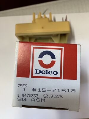 New nos oem 470333 15-71518 a/c heat mode electric/vacuum select switch ...