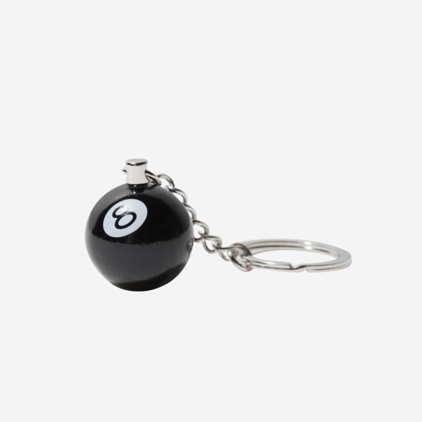 Stussy 8 Ball Keychain Black 138767 Keyring + Tracking Number | eBay