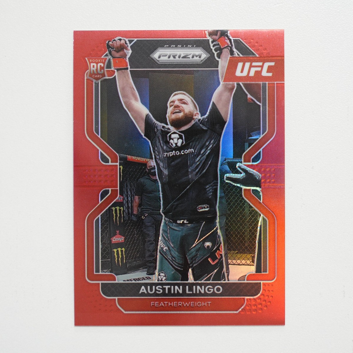 2022 Panini Prizm UFC Red Prizm #109 Austin Lingo /299