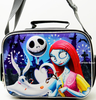 Disney Jack Skellington 3D Lunch Bag Tote Lunchbox Nightmare Before Christmas 