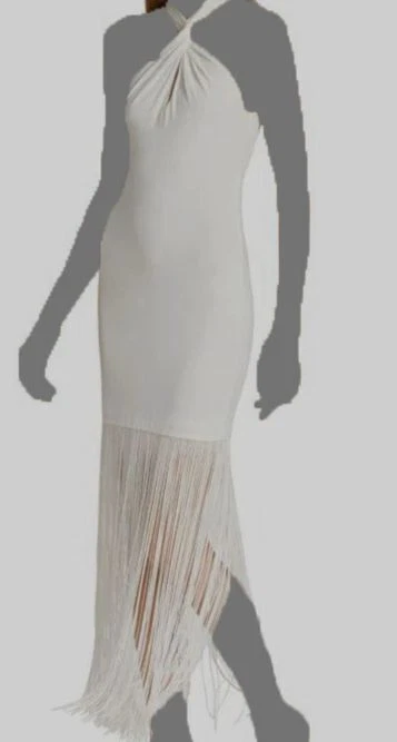 alice and olivia white beaded dress ALICE+OLIVIA CREAM WHITE PEARL BRIDAL WEDDING BEADED GOWN DRESS Size US 2  WOMENS