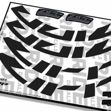 Zipp 404 Firecrest 2022 Decalcomanie Cerchioni - Nero - Licenza Zipp