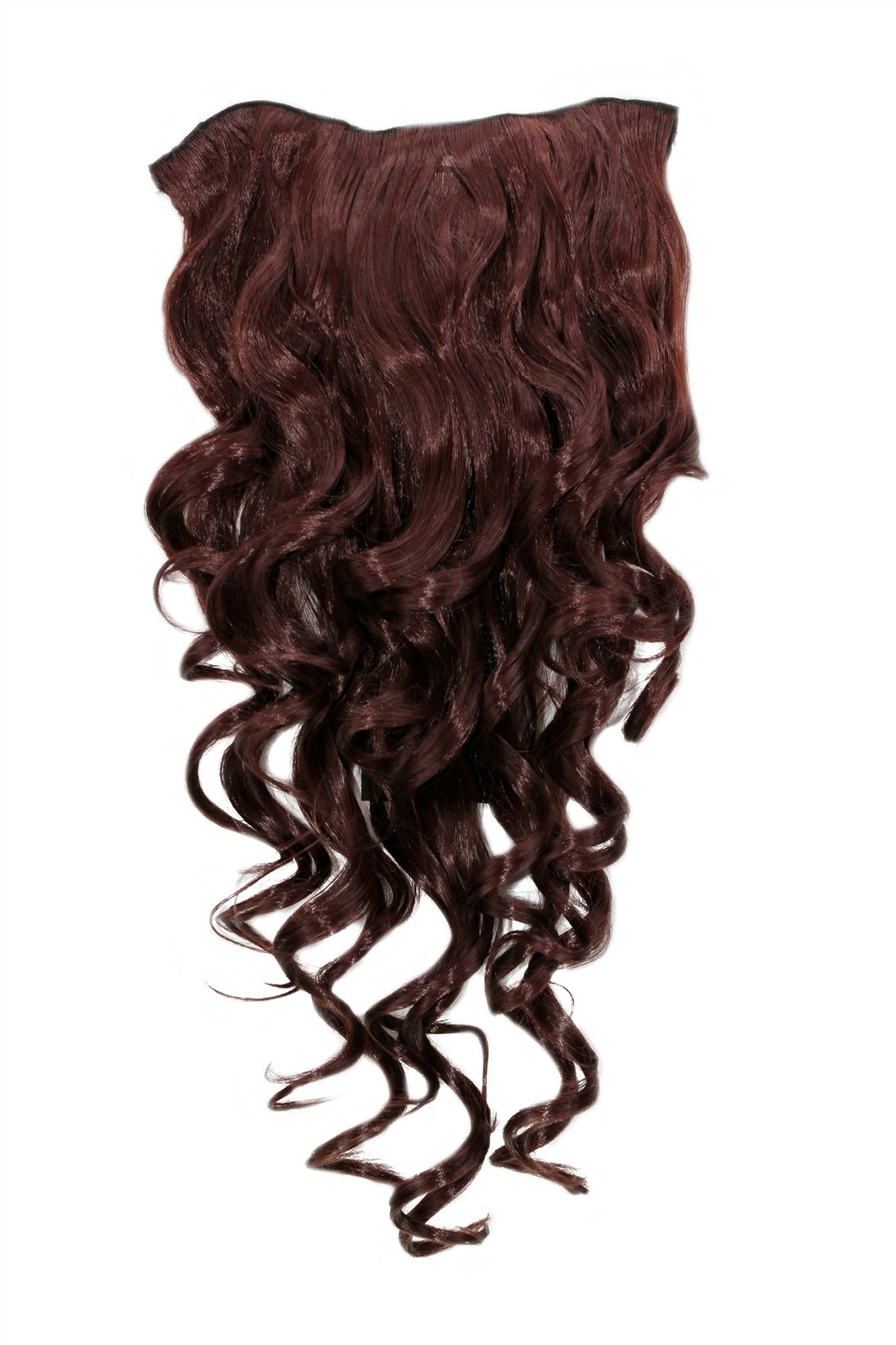 Clip-in hairpiece with 7 clips 3/4 wig Half wig Auburn 50 H9503-33