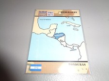 1991 Pro Set Desert Storm Card #21 Geography Honduras