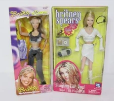 2 NRFB 1999 & 2001 BRITNEY SPEARS DOLLS ~ OOPS & VIDEO PERFORMANCE