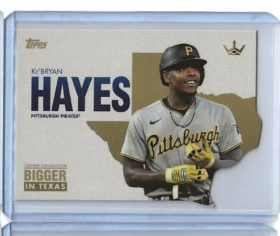 2022 Topps x Bobby Witt Jr Ke'Bryan Hayes BIT4 Bigger In Texas Die Cut