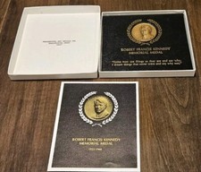1964 ROBERT FRANCIS KENNEDY PRESIDENTAL ART Memorial Medal ~ our# B372