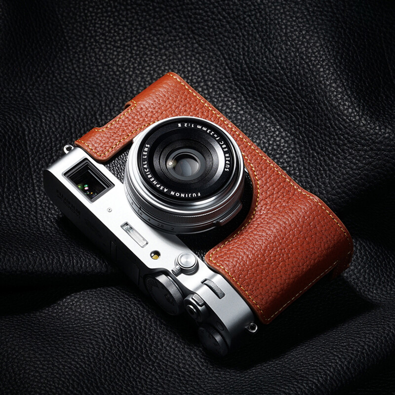 Fujifilm X100v Best Fuji Xt4 Accessories Leather Camera Bag Case