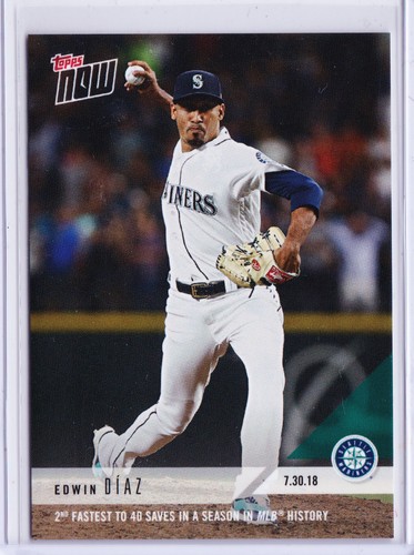 2018 Topps Now 534 Edwin Díaz