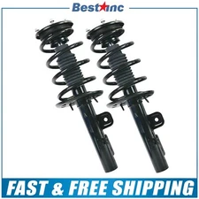 Front Pair (2) Complete Strut & Coil Spring Assembly for 2010 2011 Ford Taurus