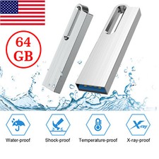Graduation Gift 64GB USB Flash Drive Metal Memory Stick USB 3.0 Thumb Pen Drive