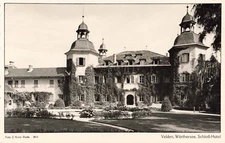 Postcard 1954 Velden, Worthersee, Schlob Hotel VTG VPC01.