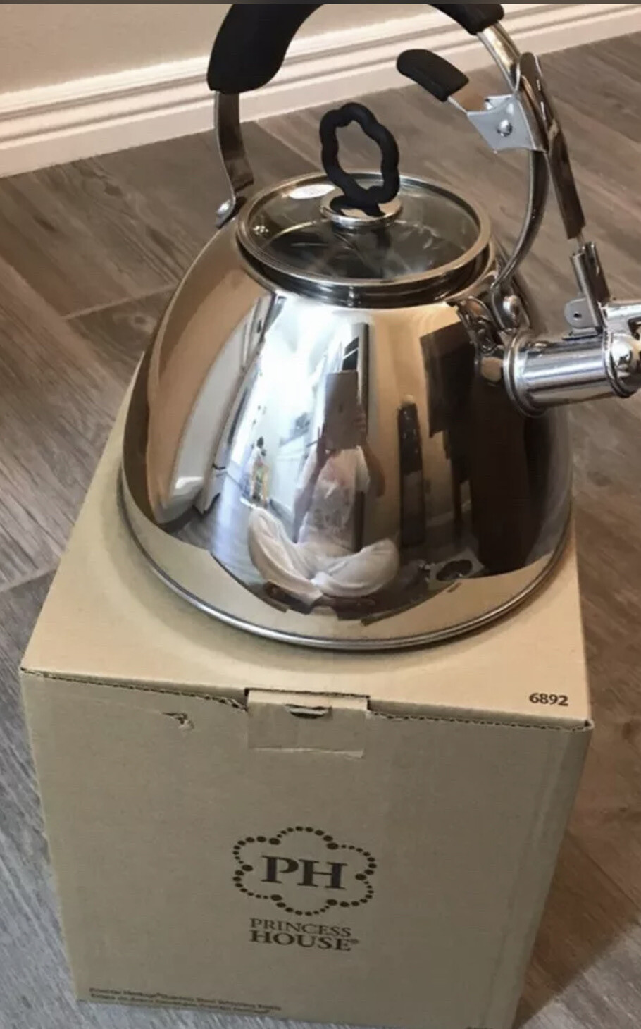 Princess House Heritage Stainless Steel Whistling Kettle 6892 for sale  online | eBay
