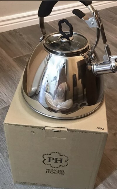 Princess House Heritage Stainless Steel Whistling Kettle 6892 for sale  online | eBay