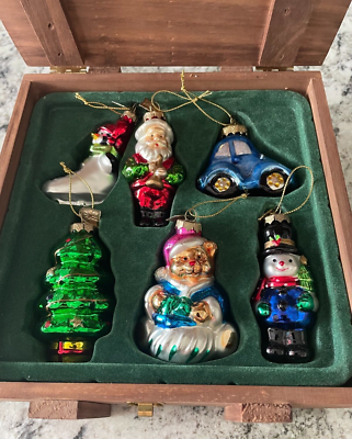 Thomas Pacconi Classics Box of 6 Christma Ornaments 2002