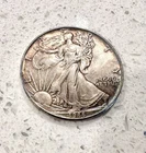 1986 Walking Liberty Silver Eagle One Dollar 1 Oz. Fine Silver