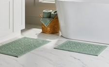 Better Homes  Gardens Katti Lattice 2 Piece Bath Rug Set, Green