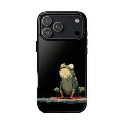 Frog Cartoon Art Phone Cover Tough Case | Lifetime Warranty