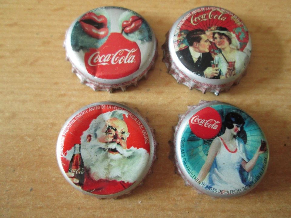 4 Kronkorken COCA COLA KOLUMBIEN - Bild 1 von 1