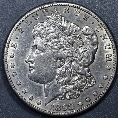 1898-S $1 MORGAN SILVER DOLLAR KM# 110 Grade:  AU++ A6167