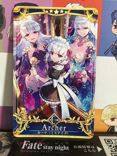 fgoアーケード ホログラムカード5枚+1枚セット Kama Stage 5 Archer Star 5 FGO Fate Grand Order Arcade Mint